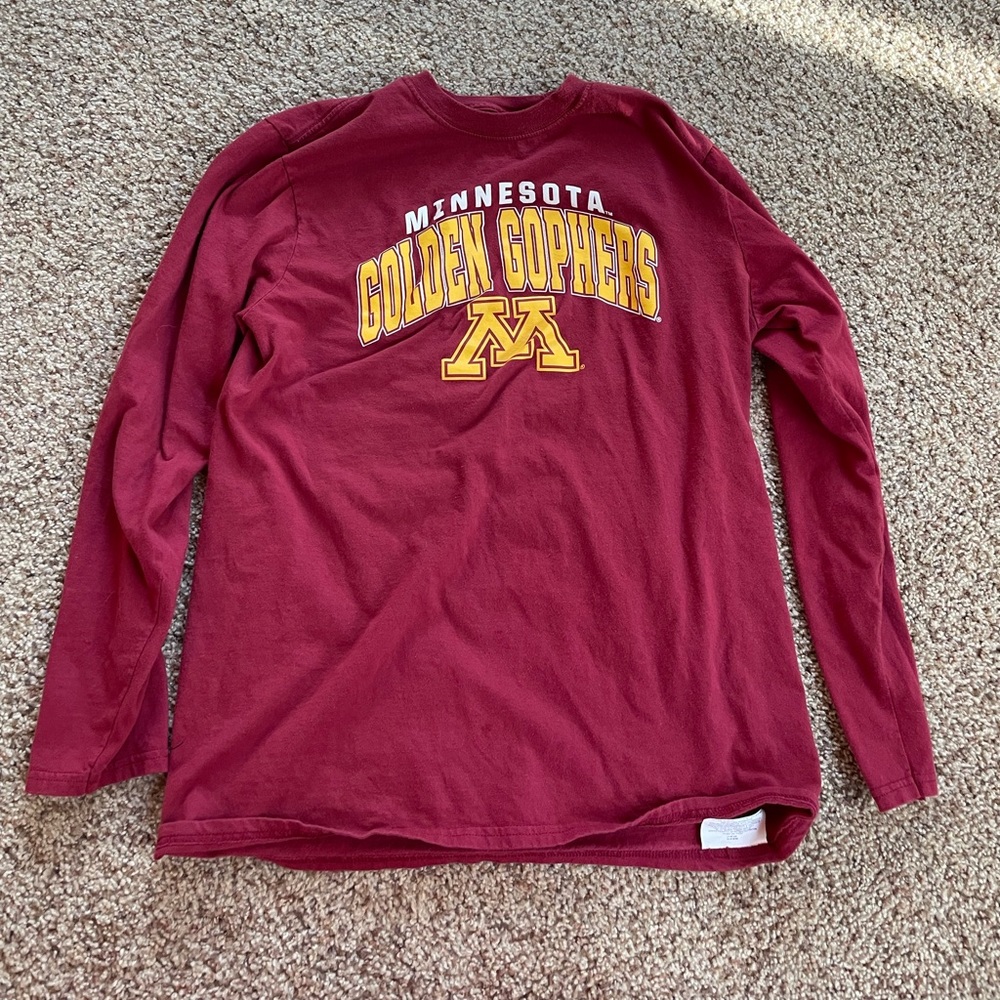 Minnesota gopher long sleeve tshirt